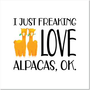 Alpaca - I just freaking love alpacas, OK. Posters and Art
